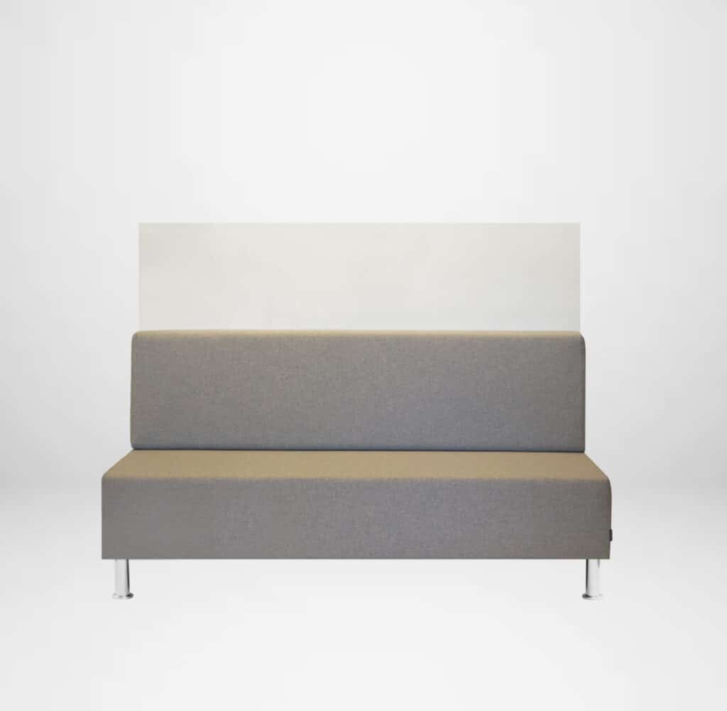Hiline Banquette with Aluminum Legs
